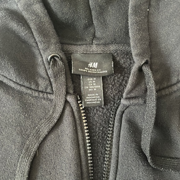 H&M unisex black zipper - Picture 2 of 4